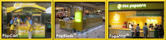 Pop Cart, Pop Kiosk and a Pop Shop