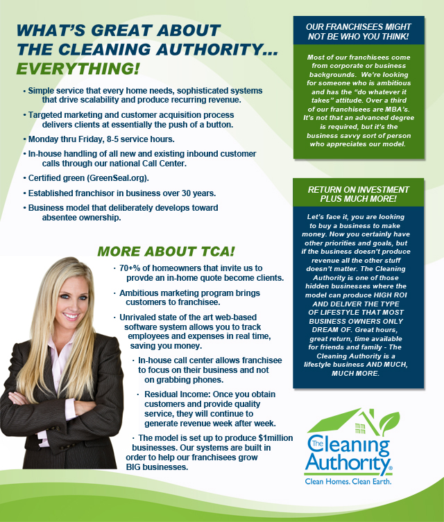 The Cleaning Authority Franchise